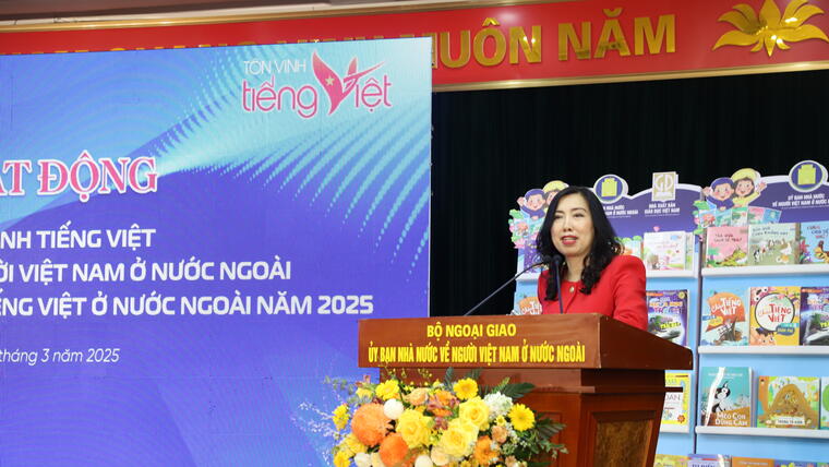 Lễ Phát động Ngày Tôn vinh tiếng Việt và Cuộc thi Tìm kiếm Sứ giả tiếng Việt ở nước ngoài năm 2025