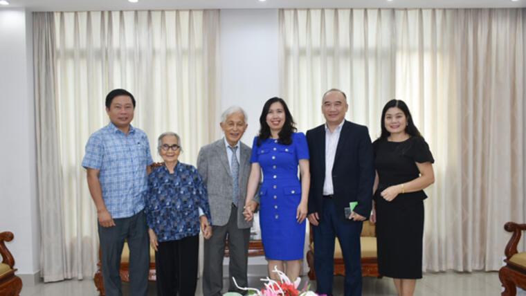 Thứ trưởng Ngoại giao Lê Thị Thu Hằng gửi Thư  chúc mừng  Giáo sư Trần Thanh Vân và Giáo sư Lê Kim Ngọc