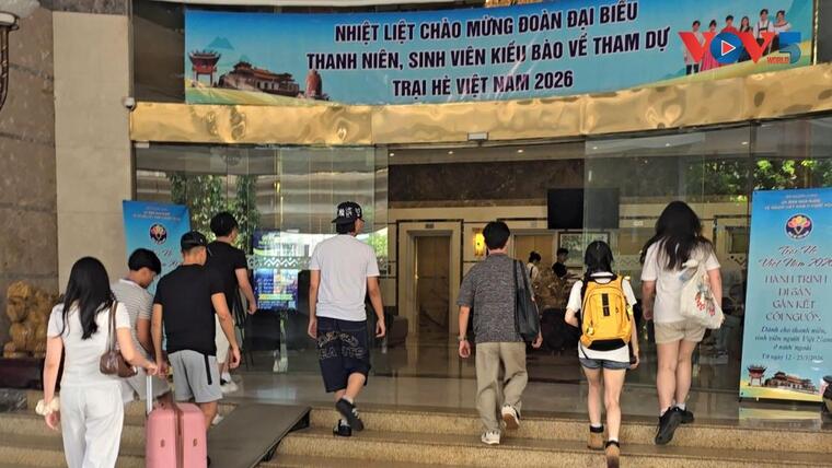Các bạn trẻ náo nức dự Trại hè Việt Nam 2026