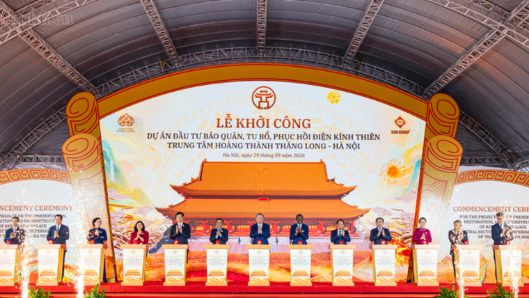 Tổng Bí thư, Chủ tịch nước Tô Lâm dự Lễ khởi công Dự án đầu tư bảo quản, tu bổ, phục hồi Điện Kính Thiên