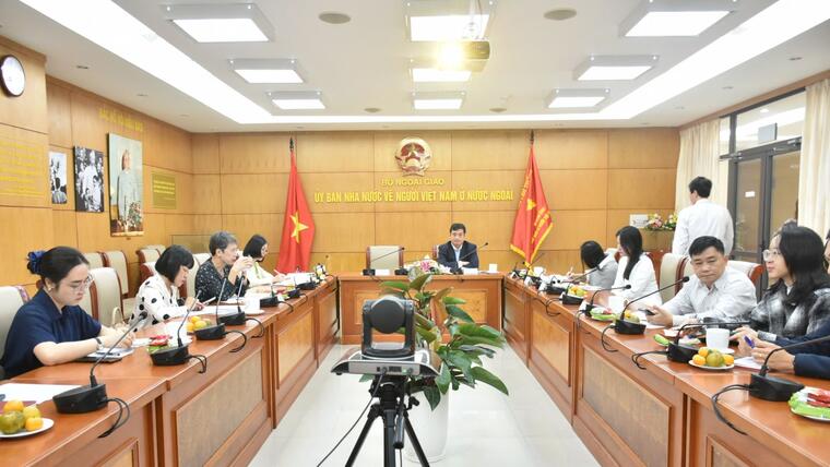 Tọa đàm “Đồng hành và kết nối với đội ngũ doanh nhân Việt Nam trong và ngoài nước trong kỷ nguyên mới: Chính sách và kiến tạo”.