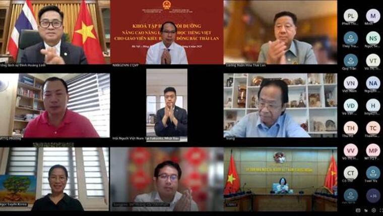 Nâng cao năng lực dạy tiếng Việt cho giáo viên kiều bào tại Đông Bắc Thái Lan