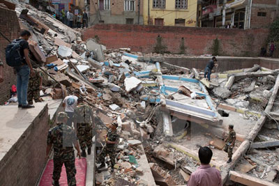 Trận động đất kinh hoàng gây thiệt hại nặng nề tại Nepal