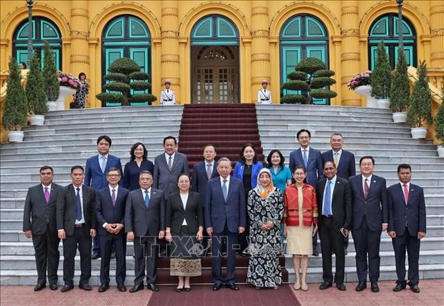 Chủ tịch nước Tô Lâm tiếp Đại sứ các nước ASEAN và Timor-Leste- Ảnh 3.