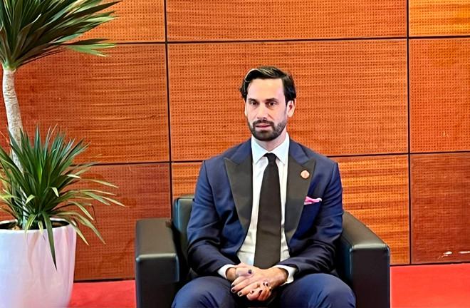 Ông Vinnie Lauria, Nhà sáng lập Golden Gate Ventures nhấn mạnh Việt Nam không thiếu những yếu tố để trở thành một điểm đến đầu tư hấp dẫn." (Ảnh: Vietnam+) z6533486118527-ef9adeccf5790ce251b7d5a23ffc8c97.jpg