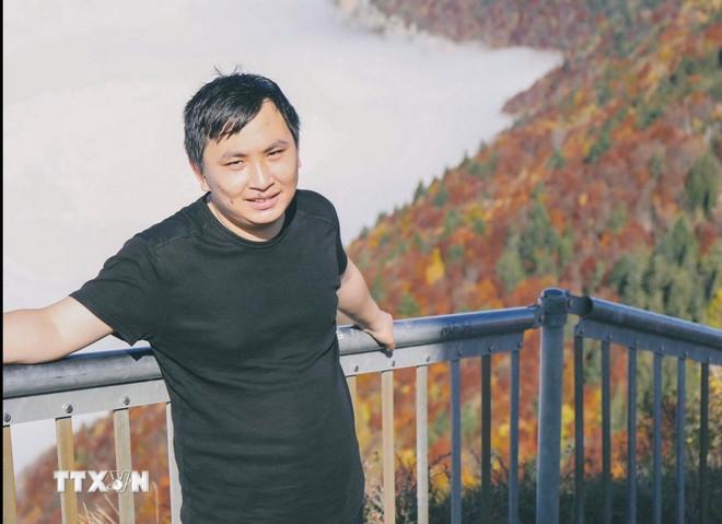 Nghiên cứu sinh Tiến sỹ Phí Minh Nhật, Phó Chủ tịch Hội GCMM. (Ảnh: TTXVN phát) ttxvn-phi-minh-nhat.jpg