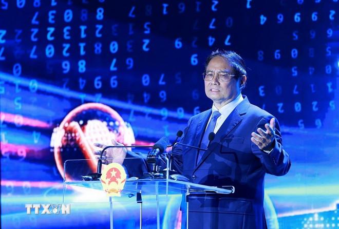 Thủ tướng Phạm Minh Chính phát biểu tại một sự kiện. (Ảnh: Dương Giang/TTXVN) ttxvn-pham-minh-chinh.jpg