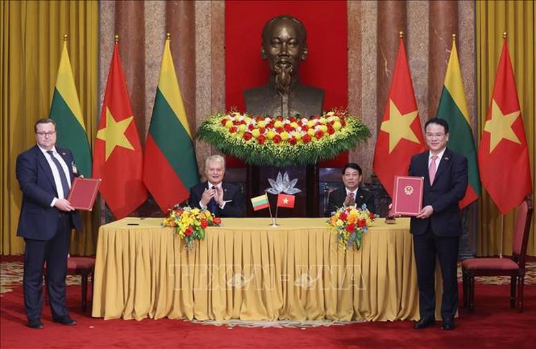 Chủ tịch nước Lương Cường hội đàm với Tổng thống Lithuania Gitanas Nauseda- Ảnh 7. Chủ tịch nước Lương Cường hội đàm với Tổng thống Lithuania Gitanas Nauseda- Ảnh 7.