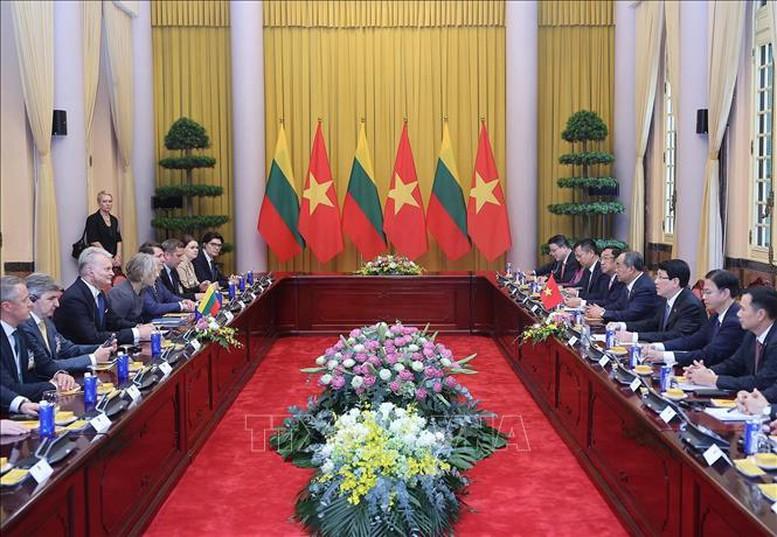 Chủ tịch nước Lương Cường hội đàm với Tổng thống Lithuania Gitanas Nauseda- Ảnh 2. Chủ tịch nước Lương Cường hội đàm với Tổng thống Lithuania Gitanas Nauseda- Ảnh 2.