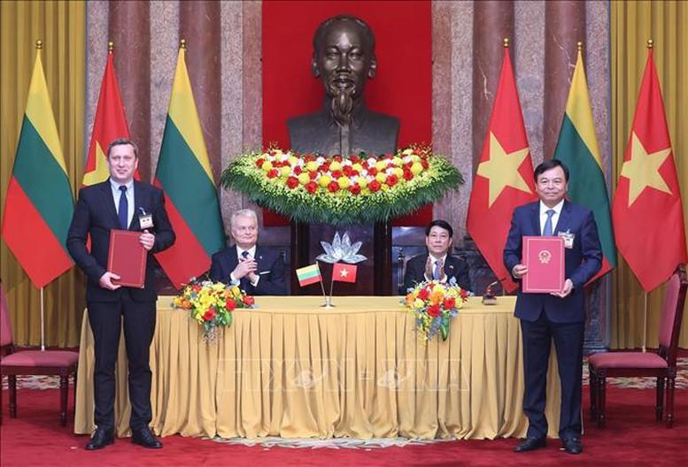 Chủ tịch nước Lương Cường hội đàm với Tổng thống Lithuania Gitanas Nauseda- Ảnh 6. Chủ tịch nước Lương Cường hội đàm với Tổng thống Lithuania Gitanas Nauseda- Ảnh 6.