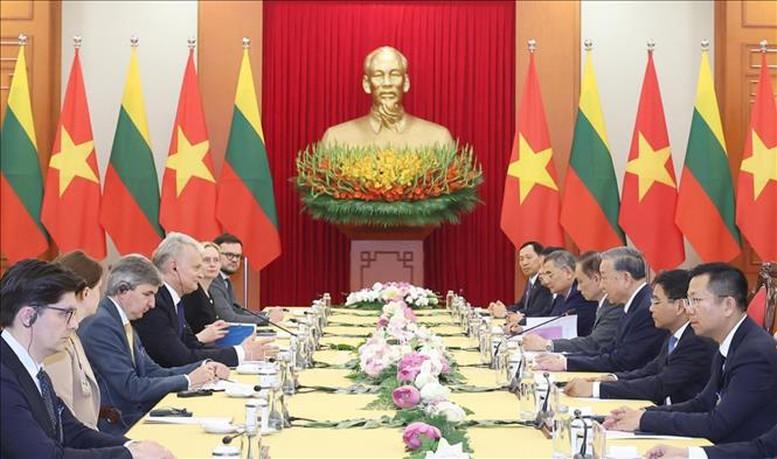 Tổng Bí thư Tô Lâm tiếp Tổng thống Lithuania- Ảnh 2.