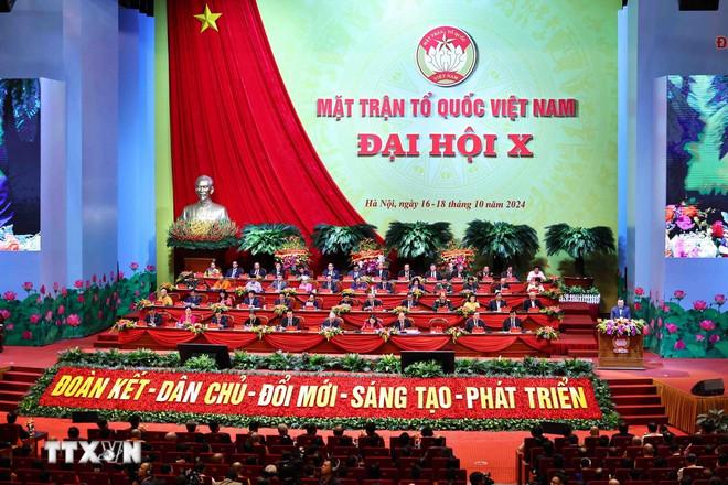 Phiên bế mạc Đại hội đại biểu toàn quốc Mặt trận Tổ quốc Việt Nam lần thứ 10. (Nguồn: TTXVN) 2908-mat-tran-to-quoc-3.jpg