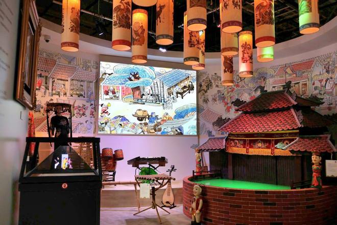 Góc thủy đình, rối nước kiêm sân khấu của nhà triển lãm. anh-7.jpg
