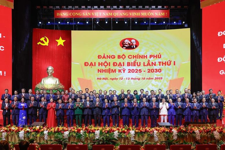 Đại hội Đảng bộ Chính phủ lần thứ I thành công rất tốt đẹp- Ảnh 9.