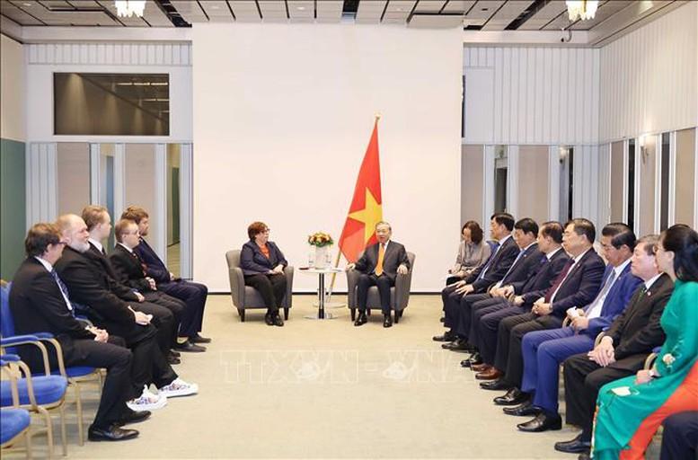 Tổng Bí thư Tô Lâm tiếp Chủ tịch Đảng Cộng sản Phần Lan Tiina Sandberg- Ảnh 2. Tổng Bí thư Tô Lâm tiếp Chủ tịch Đảng Cộng sản Phần Lan Tiina Sandberg- Ảnh 2.