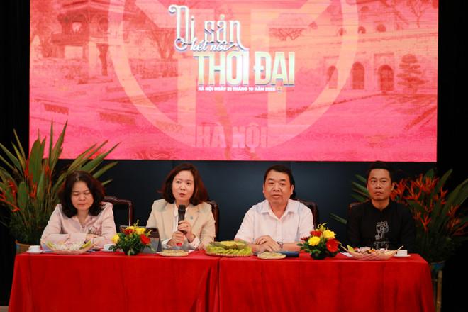 Ban tổ chức Festival Thăng Long-Hà Nội 2025 trao đổi với báo chí tại buổi họp báo vào chiều 21/10.(Ảnh: PV/Vietnam+) 193a2068.jpg