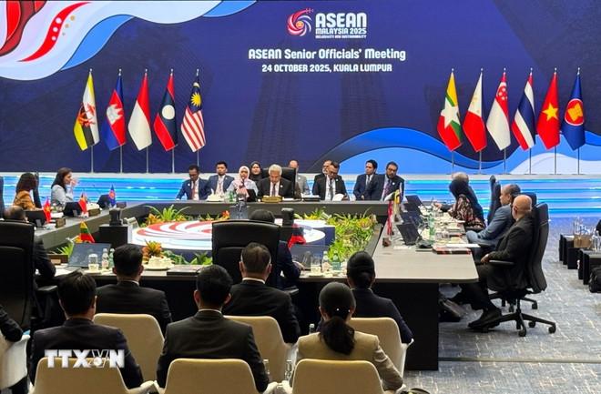 Quang cảnh Hội nghị quan chức cấp cao ASEAN. (Ảnh: Viên Luyến/TTXVN) ttxvn-2410-asean-2.jpg