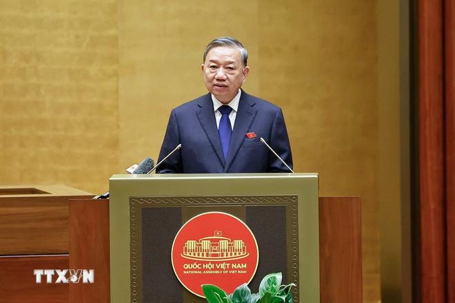 Tổng Bí thư Tô Lâm phát biểu. (Ảnh: Doãn Tấn/TTXVN) ttxvn-tong-bi-thu-to-lam-4.jpg