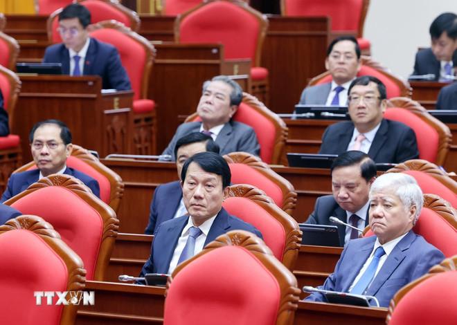 Các đại biểu tham dự phiên khai mạc Hội nghị lần thứ 14 Ban Chấp hành Trung ương Đảng khóa XIII. (Ảnh: Thống Nhất/TTXVN) ttxvn-khai-mac-hoi-nghi-lan-thu-14-ban-chap-hanh-trung-uong-dang-khoa-xiii-8387063-7.jpg