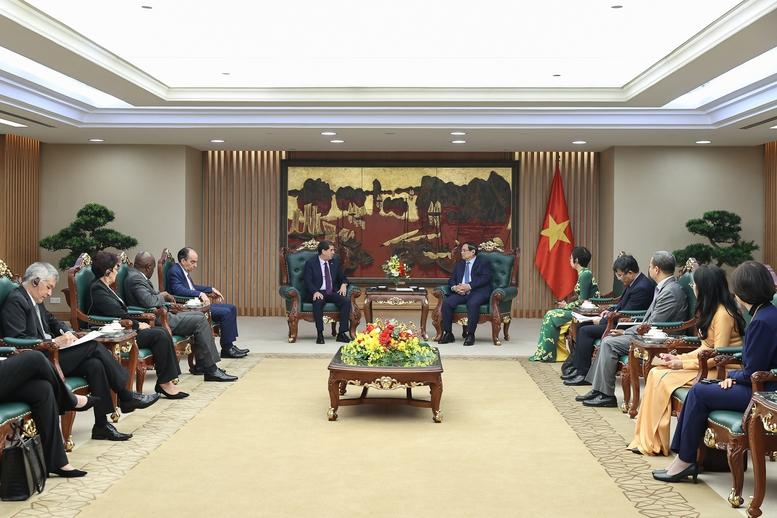 Thủ tướng Phạm Minh Chính tiếp Chủ tịch hãng Thông tấn Prensa Latina của Cuba- Ảnh 3. Thủ tướng Phạm Minh Chính tiếp Chủ tịch hãng Thông tấn Prensa Latina của Cuba- Ảnh 3.