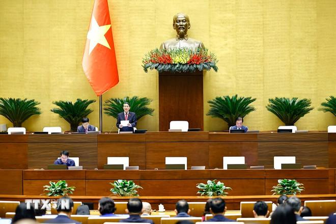 Phó Chủ tịch Quốc hội Nguyễn Đức Hải phát biểu. (Ảnh: Doãn Tấn/TTXVN) ttxvn-hop-quoc-hoi-2.jpg