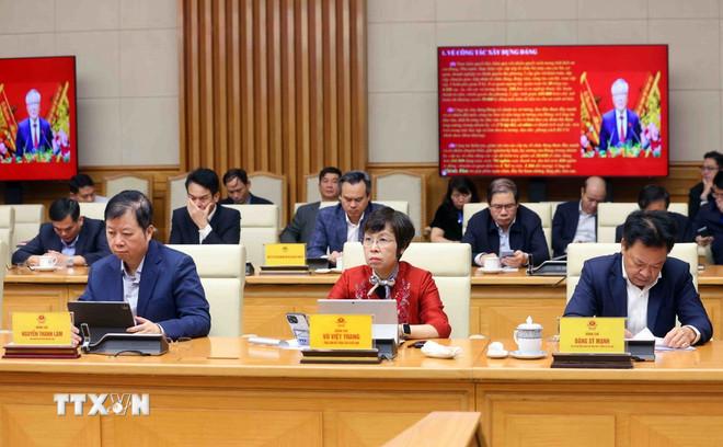 Các đại biểu tham dự hội nghị. (Ảnh: Phạm Kiên/TTXVN) ttxvn-1012-nghi-quyet-dai-hoi-dang-bo-chinh-phu-5.jpg