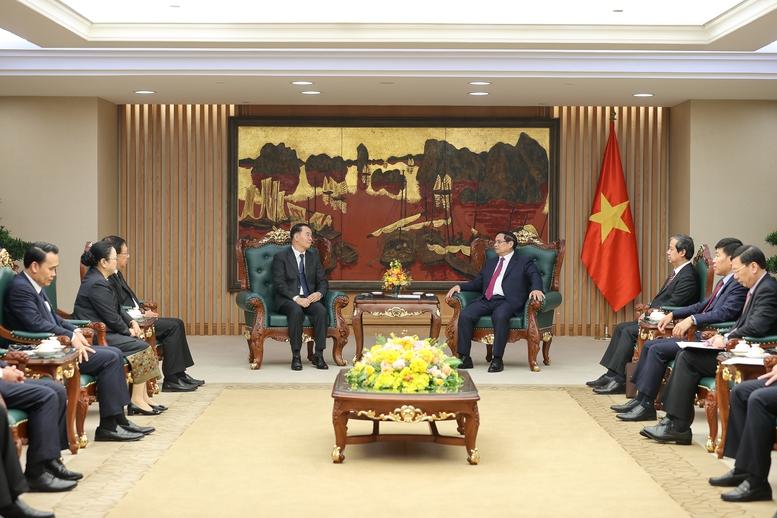 Thủ tướng Phạm Minh Chính tiếp Bộ trưởng Bộ Giáo dục và Thể thao Lào- Ảnh 3. Thủ tướng Phạm Minh Chính tiếp Bộ trưởng Bộ Giáo dục và Thể thao Lào- Ảnh 3.