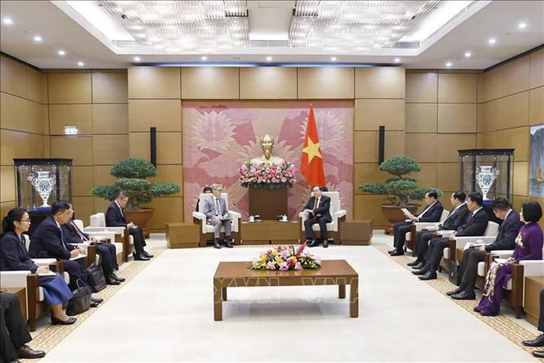 Chủ tịch Quốc hội Trần Thanh Mẫn tiếp Bộ trưởng Ngoại giao Lào- Ảnh 3. Chủ tịch Quốc hội Trần Thanh Mẫn tiếp Bộ trưởng Ngoại giao Lào- Ảnh 3.