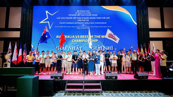 Lễ Bế mạc Giải golf người Việt Nam ở nước ngoài toàn thế giới lần thứ 8 năm 2026