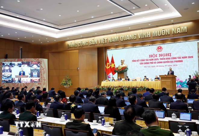 Tổng Bí thư Tô Lâm phát biểu. (Ảnh: Thống Nhất/TTXVN) ttxvn-hoi-nghi-trien-khai-cong-tac-nam-2026-cua-chinh-phu-va-chinh-quyen-dia-phuong-0801-3.jpg