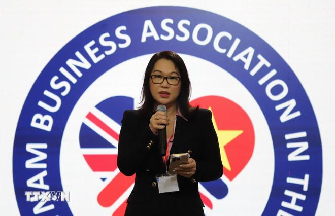 Bà Nguyễn Thị Li Lê, Chủ tịch VBUK nhiệm kỳ 2026-2029, công bố những nội dung chính trong kế hoạch hoạt động của Hội trong năm 2026. (Ảnh Hữu Tiến/TTXVN) ttxvn-anh-bi-3.jpg