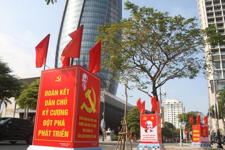 Rực rỡ cờ, hoa chào mừng Đại hội XIV của Đảng- Ảnh 19.
