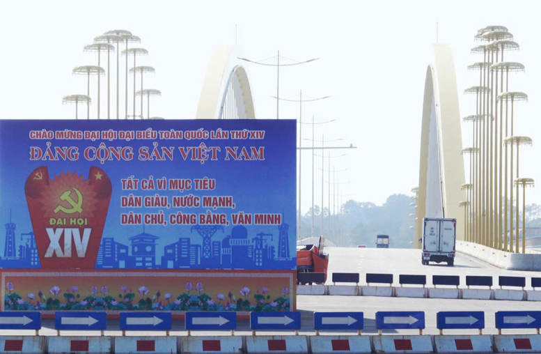 Rực rỡ cờ, hoa chào mừng Đại hội XIV của Đảng- Ảnh 14.