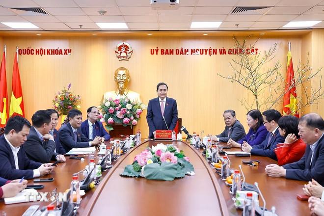 Chủ tịch Quốc hội Trần Thanh Mẫn phát biểu tại buổi gặp mặt các cán bộ công chức, ủy viên Ủy ban Dân nguyện và Giám sát của Quốc hội. (Ảnh: Doãn Tấn/TTXVN) ttxvn-chu-tich-quoc-hoi-tran-thanh-man-gap-mat-uy-ban-dan-nguyen-va-giam-sat-cua-quoc-hoi-2.jpg