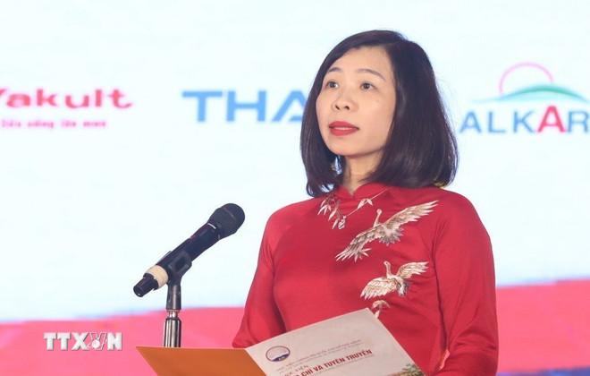 Phó Giáo sư, Tiến sỹ Nguyễn Thị Trường Giang - Phó Giám đốc Học viện Báo chí và Tuyên truyền. (Nguồn: TTXVN) ttxvn-pgs-nguyen-thi-truong-giang.jpg