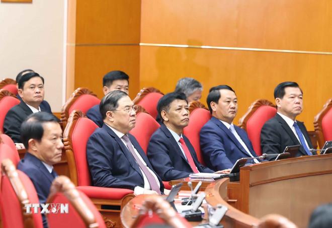 Đại biểu dự khai mạc Hội nghị lần thứ hai Ban Chấp hành Trung ương Đảng khóa XIV. (Ảnh: Thống Nhất/TTXVN) ttxvn-khai-mac-hoi-nghi-lan-thu-hai-ban-chap-hanh-trung-uong-dang-khoa-xiv-14-resize.jpg