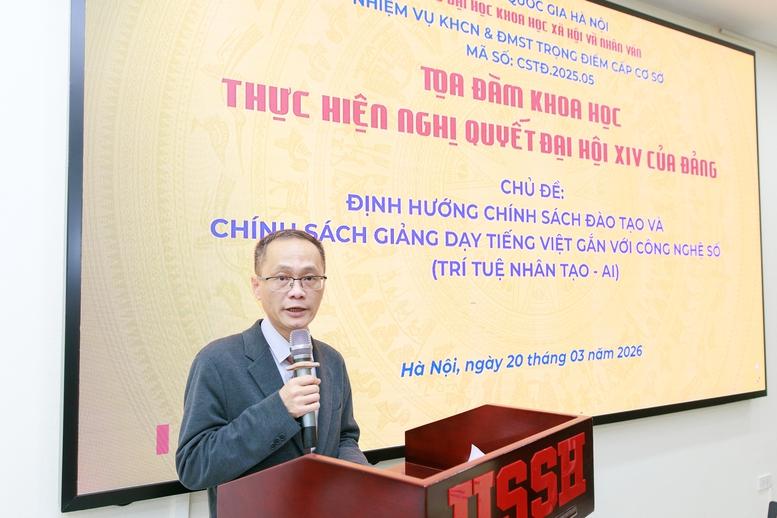 Định hướng đào tạo và giảng dạy tiếng Việt gắn với công nghệ số - Ảnh 1. Định hướng đào tạo và giảng dạy tiếng Việt gắn với công nghệ số - Ảnh 1.