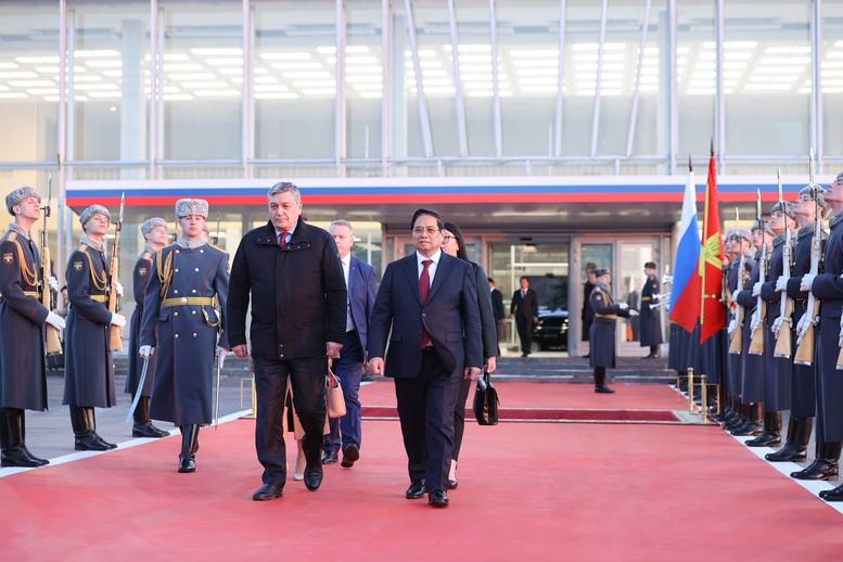 Thủ tướng Phạm Minh Chính hội kiến Tổng thống Liên bang Nga Vladimir Putin- Ảnh 5. Thủ tướng Phạm Minh Chính hội kiến Tổng thống Liên bang Nga Vladimir Putin- Ảnh 5.