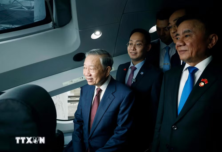 Tổng Bí thư, Chủ tịch nước Tô Lâm tới thăm Nam Ninh (Trung Quốc)- Ảnh 3.