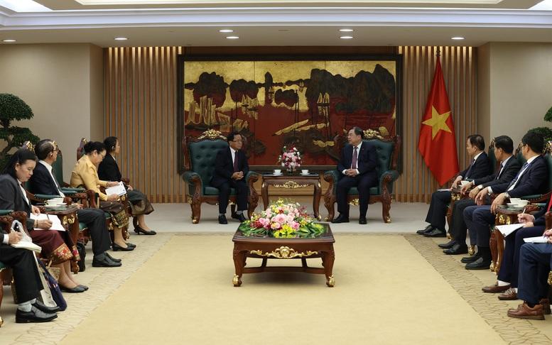Phó Thủ tướng Thường trực Phạm Gia Túc tiếp Phó Thủ tướng, Bộ trưởng Tư pháp Lào- Ảnh 3.