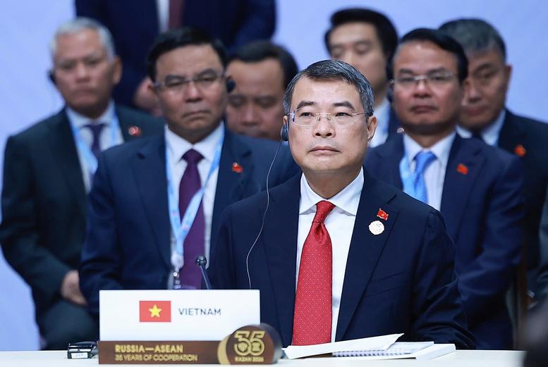 Thủ tướng Lê Minh Hưng dự phiên toàn thể Hội nghị Cấp cao Kỷ niệm 35 năm quan hệ ASEAN - Nga- Ảnh 3.