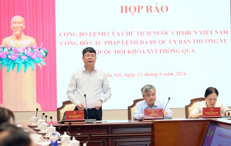 Công bố Lệnh của Chủ tịch nước về 2 Pháp lệnh sẽ có hiệu lực vào 1/7/2026- Ảnh 2.